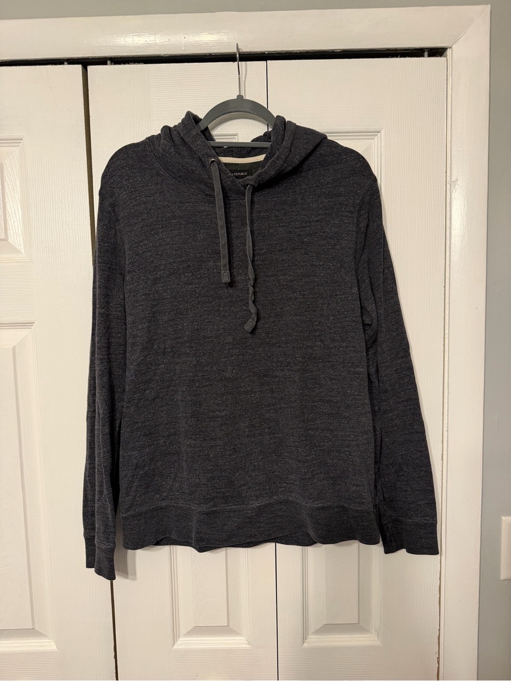 Banana Republic Pullover Hoodie L Charcoal Gray